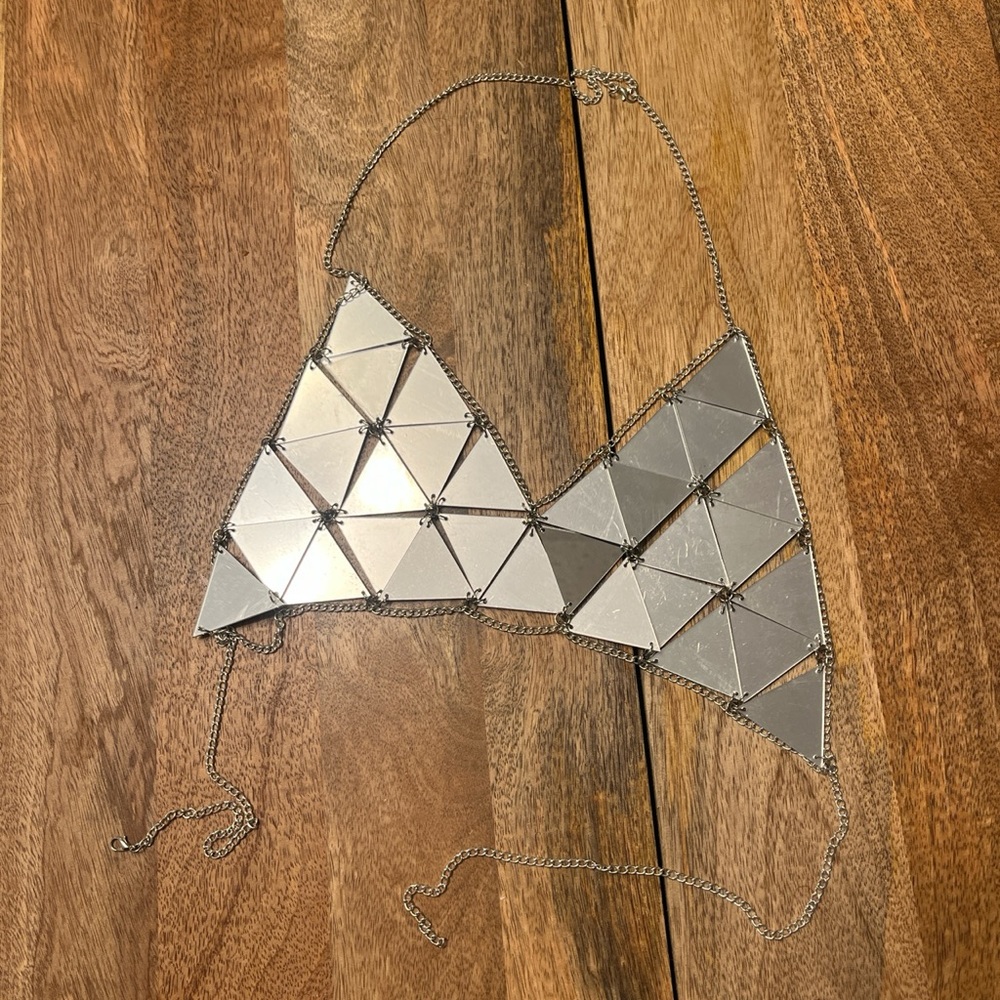 Mirror rave bra
